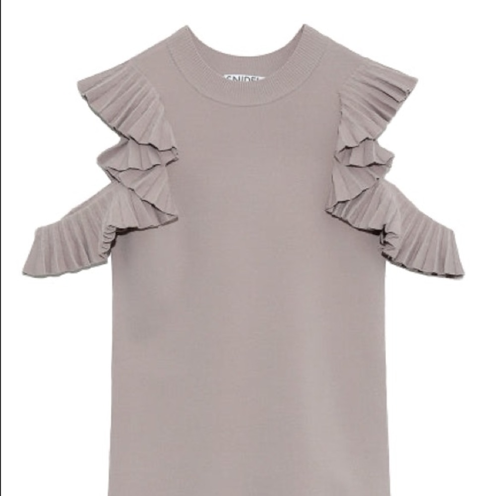 ❌SOLD❌ SNIDEL Ruffle Knit Top - Picture 3 of 9